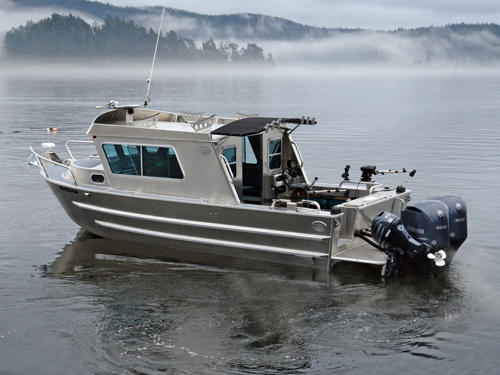 26' Nitinat Aluminum Cabin Boat by Silver Streak Boats