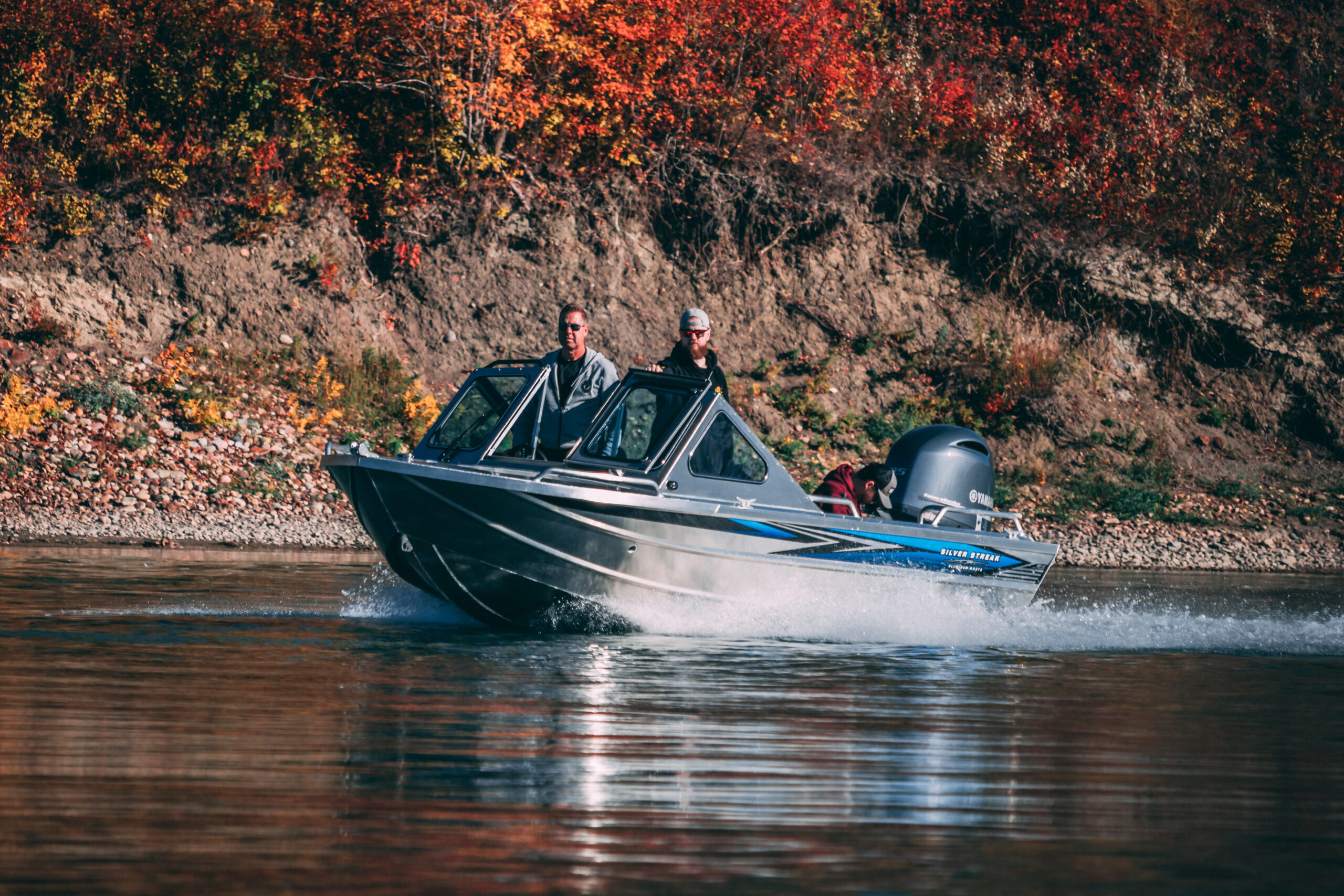 18' Jet Boat - The Ultimate River Boat - Aluminum Boat by Silver