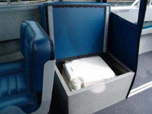 Porta potty seat upgrade - (for Thetford compact manual) bench seat size increase.