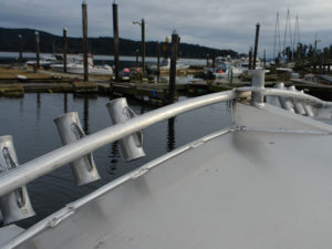 Rod holder - welded to cabin top