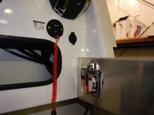 Shore power with 50Ft. 30A cord, AC panel & 110V receptacle.