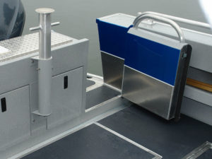 Transom-exit-door