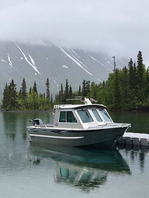 21' Bowen Aluminum Cabin Boat by Silver Streak Boats