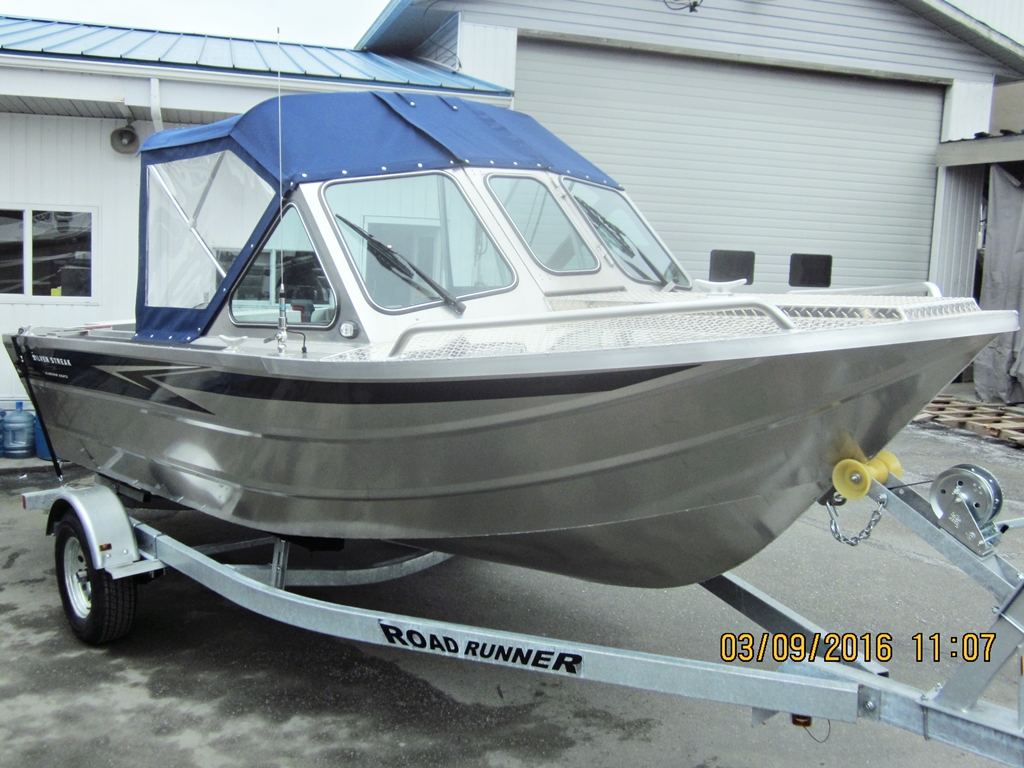 17' Carmanah Hard Top Aluminum Boat - Hand Crafted by Silver Streak