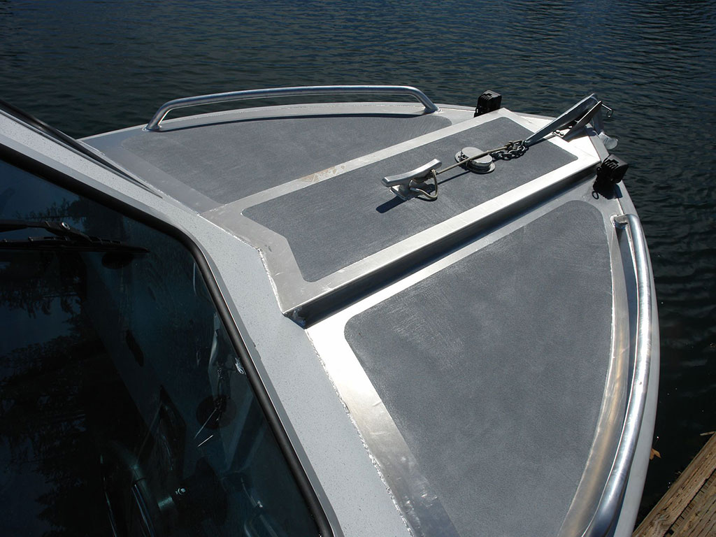 17' Carmanah Hard Top Aluminum Boat - Hand Crafted by Silver Streak