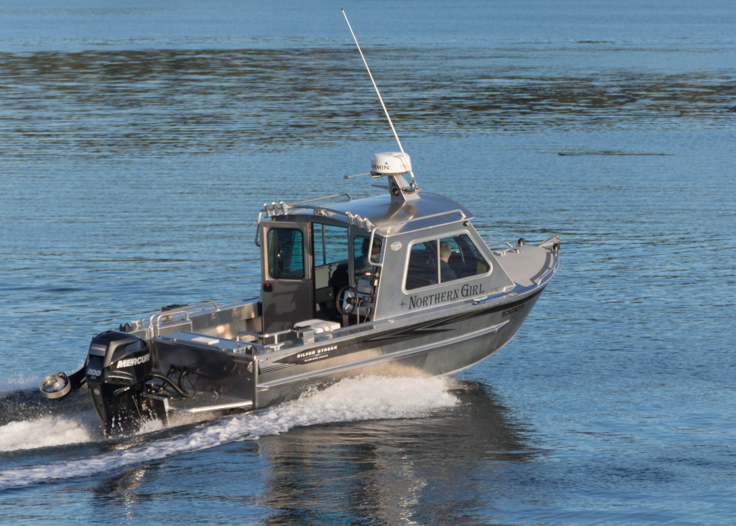 20' Bowen Aluminum Cabin Boat by Silver Streak Boats