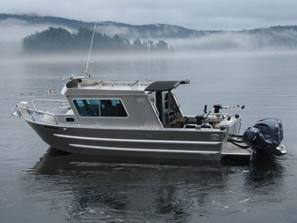 24' Swiftsure XW - Aluminum Cabin Boat by Silver Streak Boats