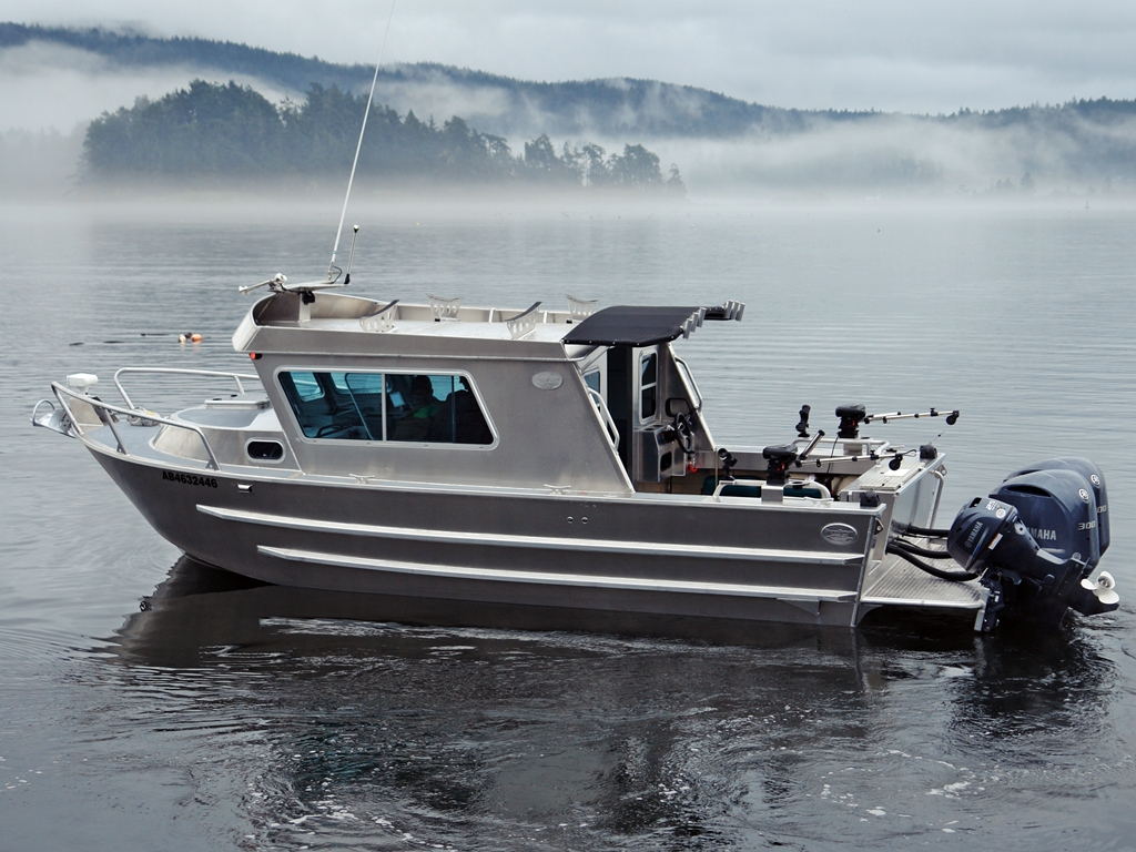 Swiftsure Aluminum Cabin Boats by Silver Streak Boats Ltd. BC Canada