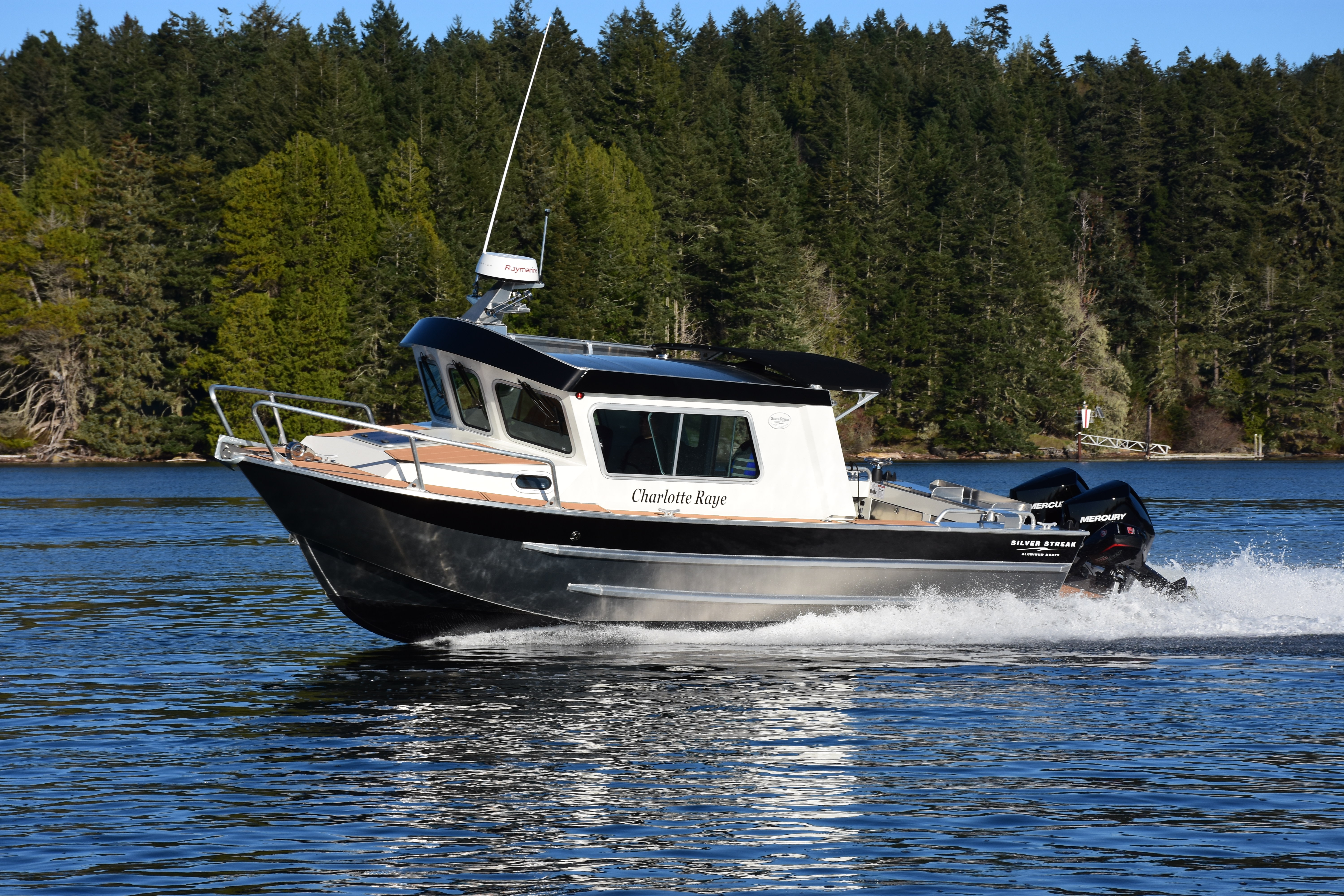 27' Swiftsure XW - Aluminum Cabin Boat by Silver Streak Boats