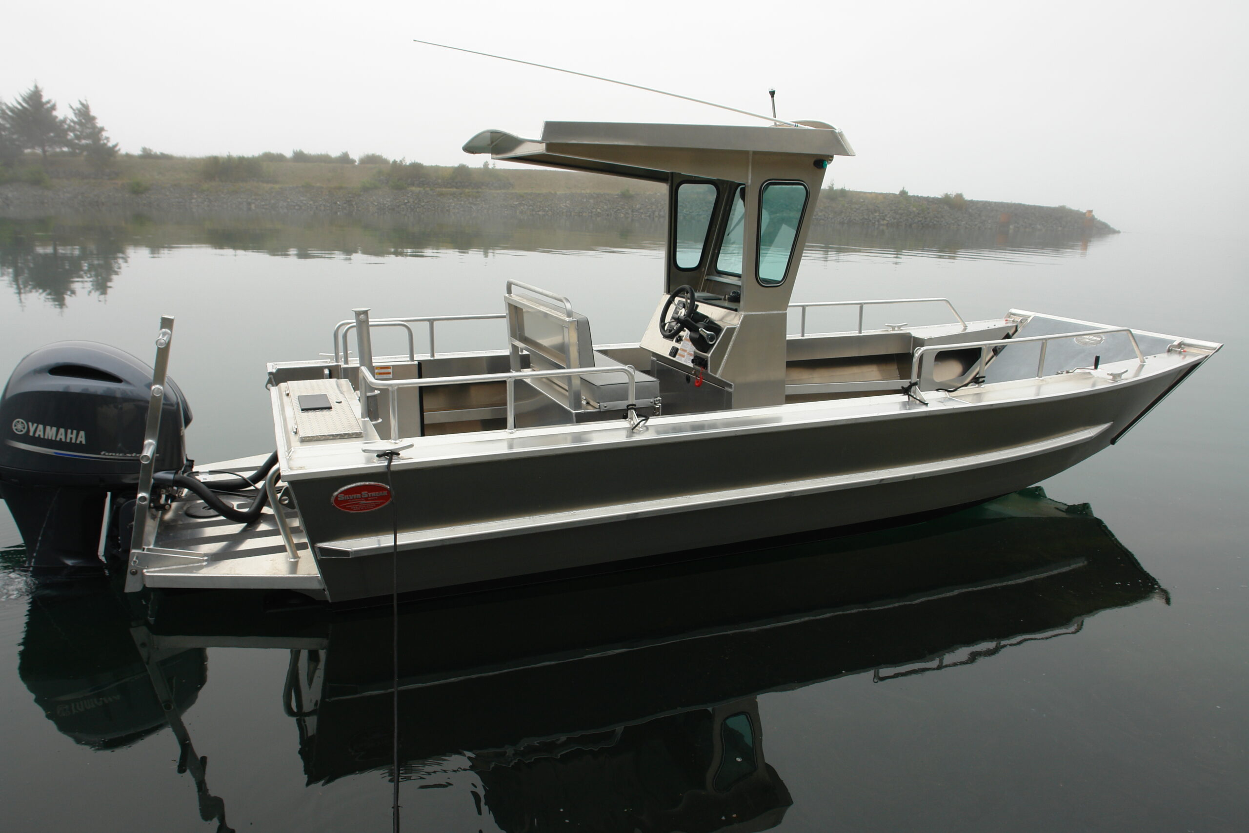 21' Landing Craft Centre Console Aluminum Boat By Silver Streak Boats