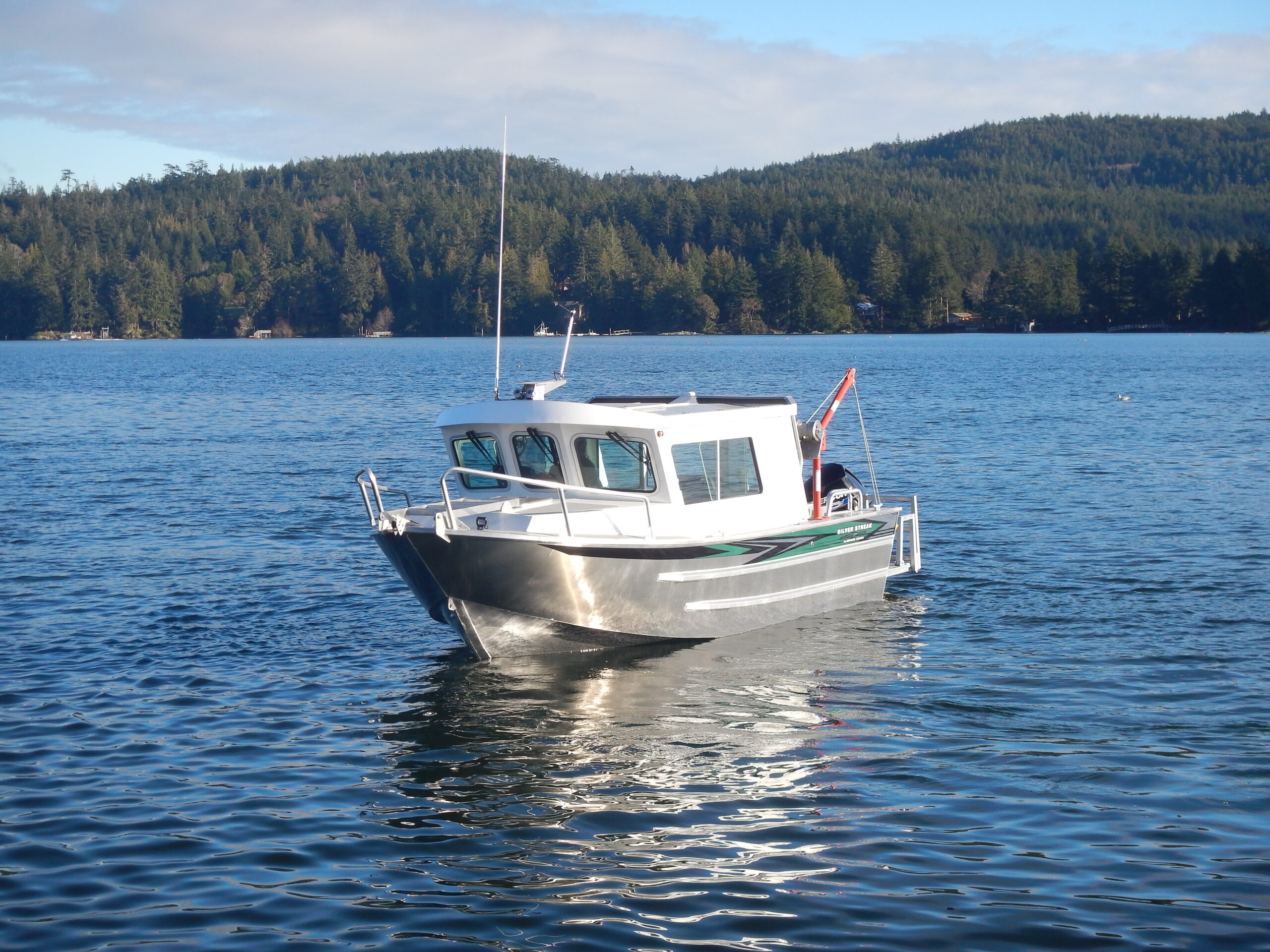 24' Swiftsure - Aluminum Cabin Boat by Silver Streak Boats