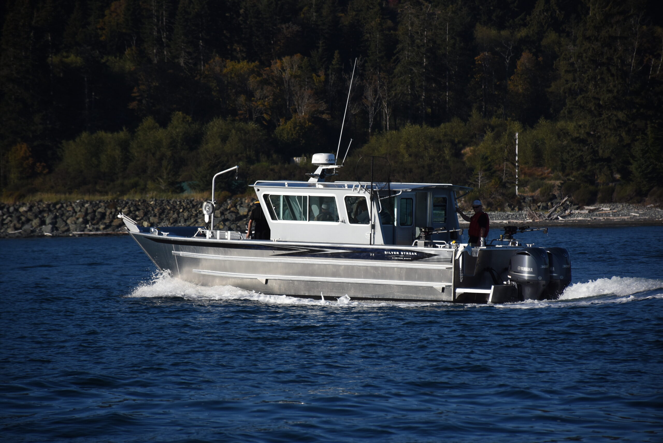 27' San Juan Landing Craft Cabin Aluminum Boat by Silver Streak Boats